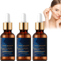 Facial Serum, Liquid Solution Anti Aging Serum, Promotes Skin Collagen Production, Diminishes Fine Lines & Wrinkles(3Pcs)