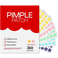 Hloes Pimple Patches For Face 360Pcs, Hydrocolloid Acne Patches For Covering Zits And Blemishes, Cute Star Pimple Patches, Facial Skin Care Products.