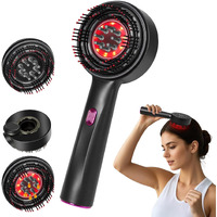 Laser Therapy Hair Growth Comb, Hair Oil Applicator,Electric Scalp Massager Hair Growth With Ipx7 Waterproof