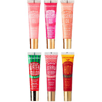 Ruby Kisses Broadway Vita-Lip Tinted Lip Gloss (6 Pack) Ultra-Hydrating, Nourishing, Soothing Formula With Vitamins, High-Shine Non-Sticky Lip Balm With Rosehip+Coconut Oil, Pink & Red Shades