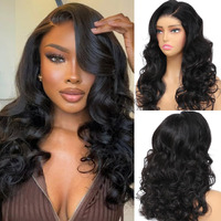 Wear And Go Glueless Wigs Human Hair Pre Plucked Pre Cut 5X5 Hd Lace Closure Wigs Upgraded Transparent Body Wave Lace Front Wigs For Black Women With Natural Hairline 180 Density 24 Inch