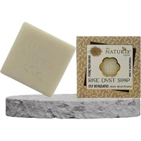 Limopa Organic Bar Soap Moisturizing Soap Made From Natural Oil | Hair Hand Face Body Bath Wash | Skin Care Cleanser Shampoo (Rice Powder)