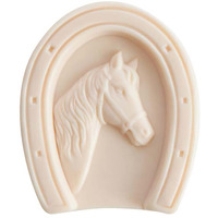 Pre De Provence French Gift Soap Decorative Unique Shapes Traditionally Crafted In France | Long-Lasting, Rich & Creamy Lather | Moisturizing For Hands And Body, 75 Gram, Almond Scented Horseshoe