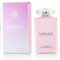 Versace Bright Crystal For Women Perfumed Bath & Shower Gel, 6.7 Ounce