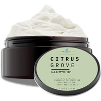 Bluebyrd Citrus Glowwhip Body Butter | Whipped Body Cream - Indulgent Moisture For Glowing, Radiant Skin | Moisturizing 8Oz Jar (Citrus Grove)