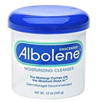 Albolene Moisturizing Cleanser, White, 12 Ounce (Pack Of 12)