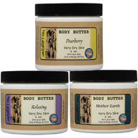 Windrift Hill 4Oz Body Butter Moisturizing Lotion For Very Dry Skin (Unscented)