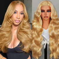 Shciyair Honey Blonde Wig Human Hair 200 Density 13X4 Body Wave Hd Lace Front Wigs Human Hair Pre Plucked With Baby Hair Blonde Wig Human Hair Color Frontal Wigs For Women 22 Inch