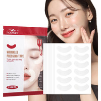 Fadvan Facial Wrinkle Patches - Overnight Smile Line Patches - Anti Wrinkle Patches For Forehead, Eyes & Lips - Face Tape For Wrinkles Overnight (120Pcs, Curve)