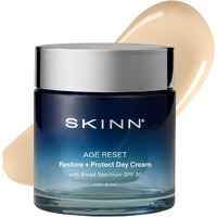 Skinn Age Reset, Anti-Aging Facial Day Cream With Spf 30 - Daily Lightweight Multi-Correction Face Moisturizer Firms, Hydrates & Brightens Skin - With Vitamin C+ 100% Mineral Spf
