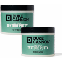 Duke Cannon Dry Hold Texture Putty - Medium Hold, No Shine Hair Styling Paste For Men, 4.6 Oz