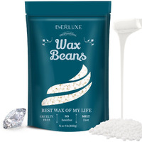 Everluxe Wax Beads, 1Lb Hard Wax Beans For Hair Removal Sensitive Skin, Hard Wax Perfect For Full Body, Brazilian Hard Wax Beads For Bikini Waxing