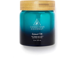 Not Your Ordinary Coconut Oil Jar By Conscious Coconut. Small Batch, Organic, Fair Trade, Virgin, Hand Pressed