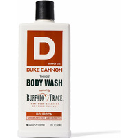 Duke Cannon Supply Co. Thick High Viscosity Body Wash - 3X Thicker, Plant-Based, Mineral-Enriched Body Wash For Men - Big American Bourbon - Mens Body Scrub - Bourbon (18 Oz)