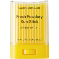 Bc233 California Aloe Fresh Powdery Sun Stick, Suncream, Sunscreen Spf50+ Pa++++ (24G 0.77 Oz), 1 Count (Pack Of 1)