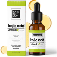 Skinsetgo Kojic Acid Serum For Face & Body, Premium Kojic Acid With Vitamin C, Aha Blend, And Bha, Lightweight Daily Serum 1Oz