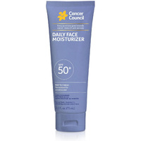 Cancer Council Daily Moisturizer Sunscreen For Face, Spf50+, Sun Care With Green Tea Extract Broad Spectrum Uva/Uvb Sun Protection, Sensitive Skin, Paraben & Fragrance Free, Water Resistant, 2.5Fl. Oz