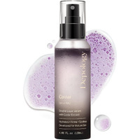 Depology Glowing Spray Serum, Hydrating & Firming Facial Mist, Radiance Skin, Smooths Fine Lines And Wrinkles, Face Mist With Hyaluronic Acid & Collagen, Facial Spray For All Skin Types, 4.06 Fl Oz.