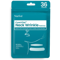 Nurive Advanced Wrinkle Patches 60Ct Smile Line, Frown Line Wrinkle Patches For Facial Korean Skin Care Face Wrinkle Tape Invisible Overnight With Retinol & Collagen (Medium (Neck))