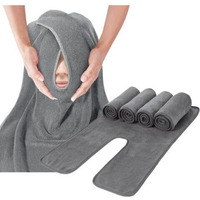 Microfiber Facial Towels For Estheticians - Soft Spa Towels For Face And Massage - Ideal For Estheticians And Spa Treatments (Grey, Pack Of 5)