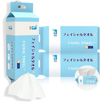 Ito Disposable Face Towel, Ultra-Soft 1-Second Quick-Dry Face Towels, Gentle For Sensitive Dry Oily Skin, Facial Towels For Daily Cleansing Makeup Removal (180 Count Ef Texture)