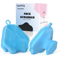 Vwmyq Silicone Face Scrubber - Exfoliating Face Scrubber For Women And Man, Gentle Facial Cleansing Brush Blackhead Acne Pore Pad Cradle Cap, Manual Soft Face Wash Brush For Deep Skin Care