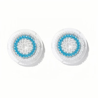 Facial Cleansing Brush Head Replacement Compatible With Clarisonic Mia 1, Mia 2, Mia Fit, Alpha Fit, Smart Profile Uplift And Alpha Fit, 2 Pack Deep Pore Face Brush Head