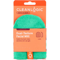 Cleanlogic Dual Texture Facial Mitt, 1 Each (Pack Of 6)