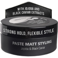 Mon Platin Mens Matte Styling Paste - Strong Hold, Non-Greasy Hair Wax With Jojoba & Black Caviar, 85Ml