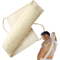 Yunkwong Natural Loofah Sponge, Exfoliating Body Scrubber For Men Women, Loofah With Handle, Exfoliating Back Scrubber For Shower Set, Deeply Clean & Invigorate Your Skin (1 Pcs In Box)