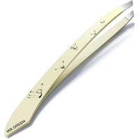 Mr.Green Tweezers For Women Facial Hair, Professional Precision Eyebrow Tweezers For Women And Men, Stainless Steel Slanted Cute Hair Removal Plucker