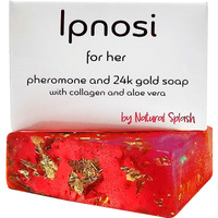 Lpnosi Pheromone Soap For Women, Luxurious Bar With 24K Gold, Collagen & Aloe Vera, Hydrating Cleanser With Natural Scent - By Natural Splash