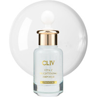 Cliv Vita C Brightening Ampoule Facial Serum | 85% Lemon Water | Skin Dullness Treatment | Vitamin Skincare |Skin Refreshing Serum | Korean Skincare (1.01 Fl Oz, 30Ml)