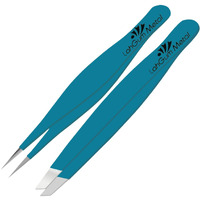 Best Tweezers For Eyebrows Professional Tweezers For Women Facial Hair Ingrown, Chin Hair Plucker Hair Remover, Sharp Slanted Eyebrow Clippers Precision Set For Women & Men, Pointy Splinter Removal