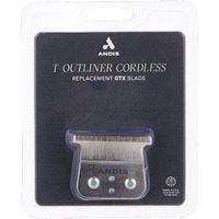Andis 04555 Cordless T-Outliner Lithium Ion Replacement Deep Tooth Gtx Blade - Carbon Steel