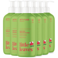 Attitude Body Lotion For Kids, Ewg Verifed Moisturizer, Dermatologically Tested, Plant And Mineral Based Cream, Vegan, Watermelon & Coco, 16 Fl Oz (Pack Of 6)