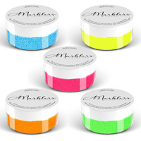 Marblers Cosmetic Grade Fine Glitter 5-Pack [Neon Max] 0.90Oz (25G) | Non-Toxic | Vegan | Cruelty-Free | Eyeshadow, Nail Polish, Nail Art | Festival, Rave & Party Makeup | Body & Face