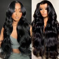 Pevrvfe 13X6 Hd Lace Front Wigs Human Hair 30 Inch Body Wave Lace Front Wigs Human Hair Pre Plucked Baby Hair Natural Color Glueless Wig 200 Density Human Hair Wigs For Black Women