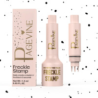 Freckle Stamp Pen,Freckle Stain Air Cushion Foundation Maker For Fake Freckles Makeup,Long-Lasting Freckle Pen To Create Faux Natural Sun-Kissed Look,Liquid Freckle Makeup Tool-01 Light