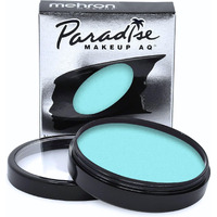 Mehron Makeup Paradise Makeup Aq Pro Size | Stage & Screen Performance, Face & Body Painting, Beauty, Cosplay, And Halloween | Water Activated Face Paint, Body Paint 1.4 Oz (40 G) - Pastel Teal
