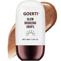 Body Shimmer Oil - Liquid Highlighter For Glowing Skin, Waterproof & Long-Lasting Body Makeup For Face, Arms, Legs & Shoulders, Bronze Illuminating Glow Lotion, 1.6 Fl Oz (03#/ Deep Bronze Glow, 50Ml)