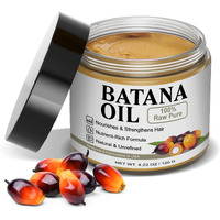 Dr. Sebi 100% Raw Batana Oil For Hair Growth - Unrefined & Natural Hair Growth Oil, Boosts Thickness & Shine, Repairs Damage, Reduces Hair Loss, Fights Frizz & Split Ends For Men & Women (4.23 Fl Oz)
