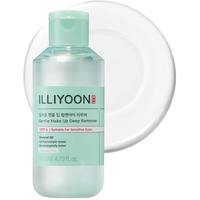 Illiyoon Gentle Deep Eye Makeup Remover | For Waterproof Mascara, Lipstick, Eyeliner, Non-Greasy 2-Phase Oil & Water Formula, Ophthalmologist Tested, Vegan, Korean Skin Care, 4.73 Fl.Oz.