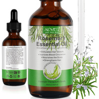 Rosemary Oil For Hair Growth, Natural Essential Oil With Aromatic Experience, Organic Pure Rosemary Essential Oil For Beard Growth, Eyelash Care, Nourishes The Scalp, Skin Care - 2.02 Fl Oz