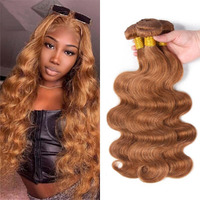 26 28 30 Inch Color 30 Human Hair Bundles Borwn Bundles Body Wave Bundles Human Hair Double Weft Wet And Wavy Bundle Hair For Black Women Brown Boby Wave Bundles Human Hair