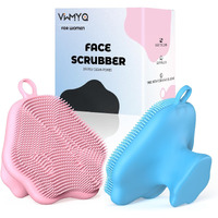Vwmyq Silicone Face Scrubber - Exfoliating Face Scrubber For Women And Man, Gentle Facial Cleansing Brush Blackhead Acne Pore Pad Cradle Cap, Manual Soft Face Wash Brush For Deep Skin Care