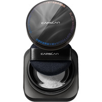 Carslan Black Magnet Soft Focus Make Up Powder, Waterproof Loose Setting Powder, 24H Longlasting, Oil Control, Talc-Free Face Powder, 01 Translucent For Dry&Com Skin, 0.28Oz