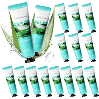 Wenjlyj 16Pcs Travel Size Aloe Vera Gel,Soothing After Sun Lotion For Face And Body,Organic Hydrating Aloe Vera Gel For After Sun Care,Instant Cooling,Refreshing Face Moisturizer Set, 1.05 Oz