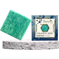 Limopa Collagen Organic Bar Soap Moisturizing Soap Made From Natural Oil | Hair Hand Face Body Bath Wash | Skin Care Cleanser Shampoo