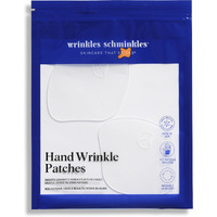 Wrinkles Schminkles Hand Wrinkle Patches - Reusable Silicone Wrinkle Pads For Dehydrated, Weathered & Sun-Exposed Hands, Reduce Hand Wrinkles - Ideal For Overnight Use (2 Pack)